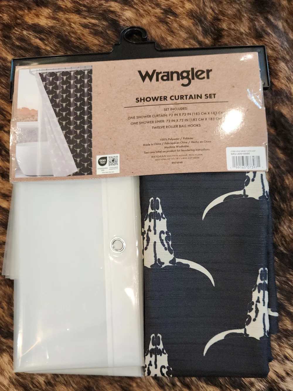 Wrangler shower curtain